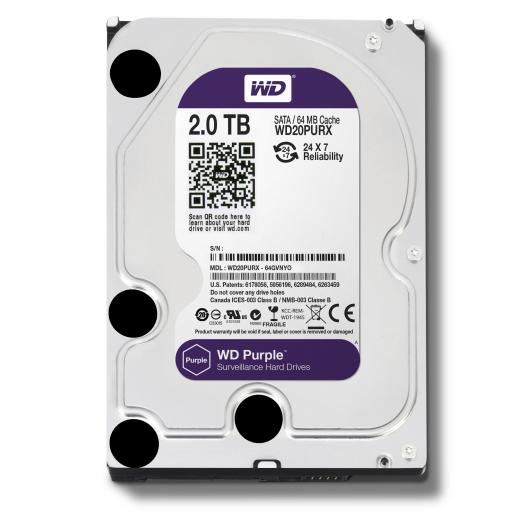 WD20PURX - 2TB Seria Purple CCTV