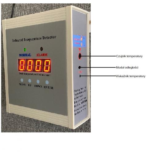 Detektor temperatury cia�a na podczerwie�